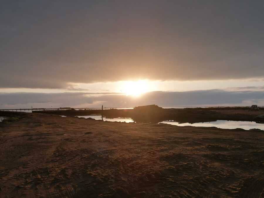 La Caseta Del Canal paisaje puesta del sol